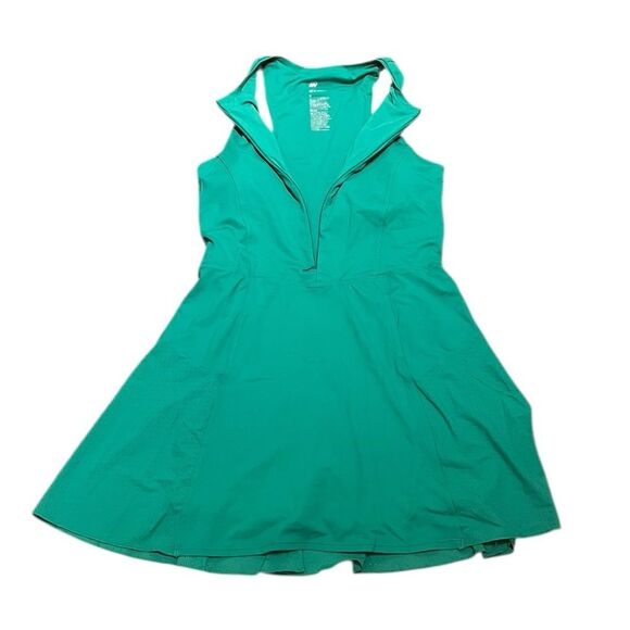 All In Motion Women's Zip-Front Mesh Active Dress, Size M - Green, NWT - Picture 5 of 11